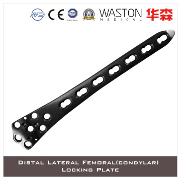 Titanium Distal Lateral Femoral (condylar) Loc Plate with Available Combined or Multi-Angle Hole