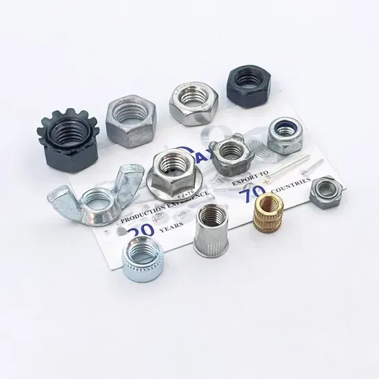Customizable Knurled Brass Nuts and Screws for Precision Fastening
