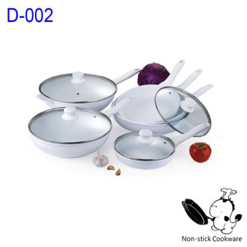 die casting ceramic aluminum cookware set nonstick induction frying pan