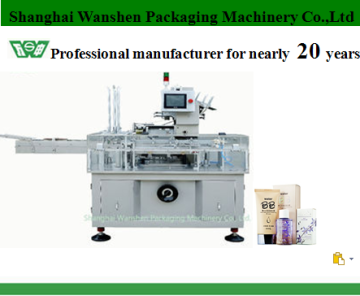 Wanshen Automatic Cosmetics Cartoning Machine, soft tube cartoning machine
