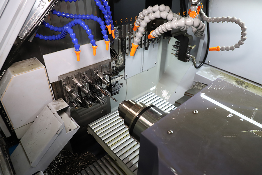 multi-axis linkage machining