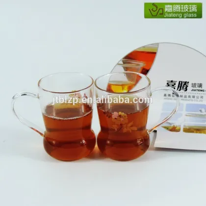 Hand blown simple single shot glass liqueur glass cup