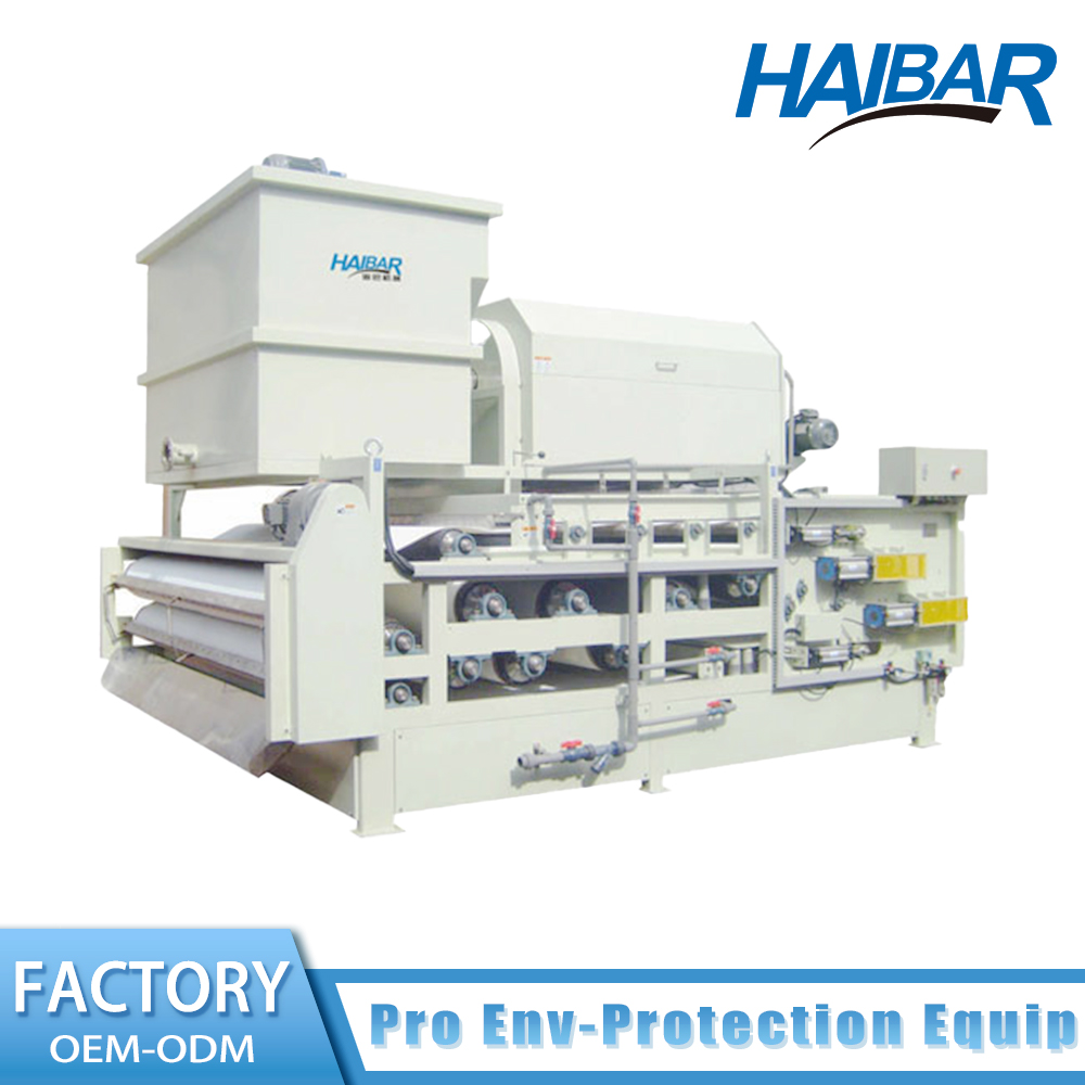 Belt Press Sludge Thickening and Dewatering SystemHTE-750