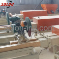 double heads compressed wood pallet leg machine