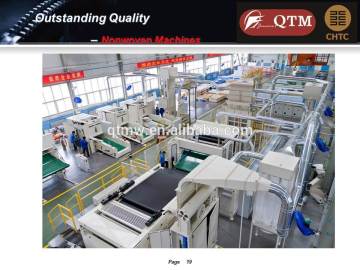 Needle punching nonwoven machinery