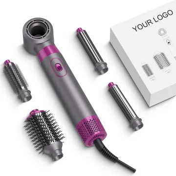 Professional Hot Air Styler Hair Dryer with Auto Curlers for Fast Drying, Styling, Curling & Volumizing