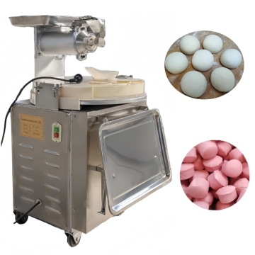 Fully Automatic Pizza Bread Dough Divider Rounder Momo Making Machine