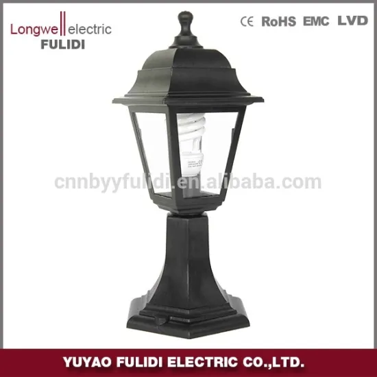 gate pillar light/palstic outdoor garden light/cheap gate standing light/CE,ROHScertificate classical