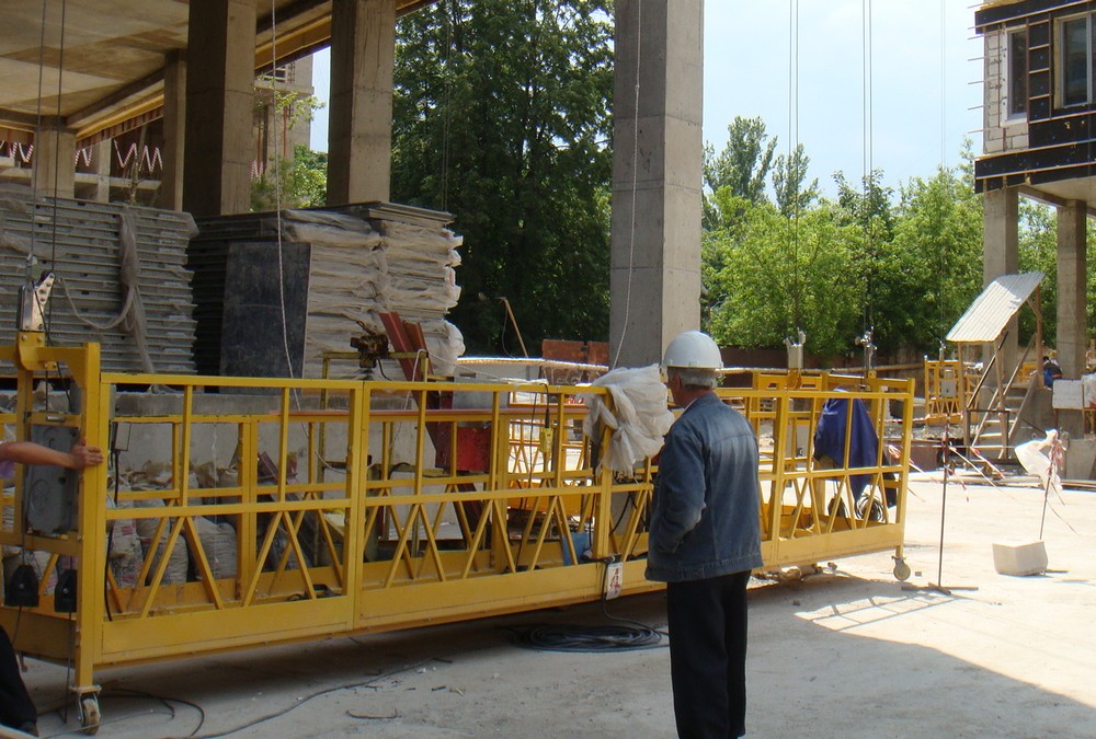 Plataforma suspendida de cuerda con certificación CE