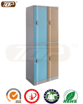 2 tiers plastic lockers for changing room