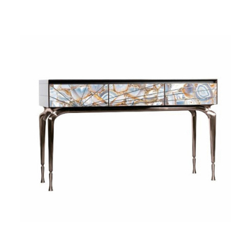 Luxury Villa Hotel Agate Marble Console Table