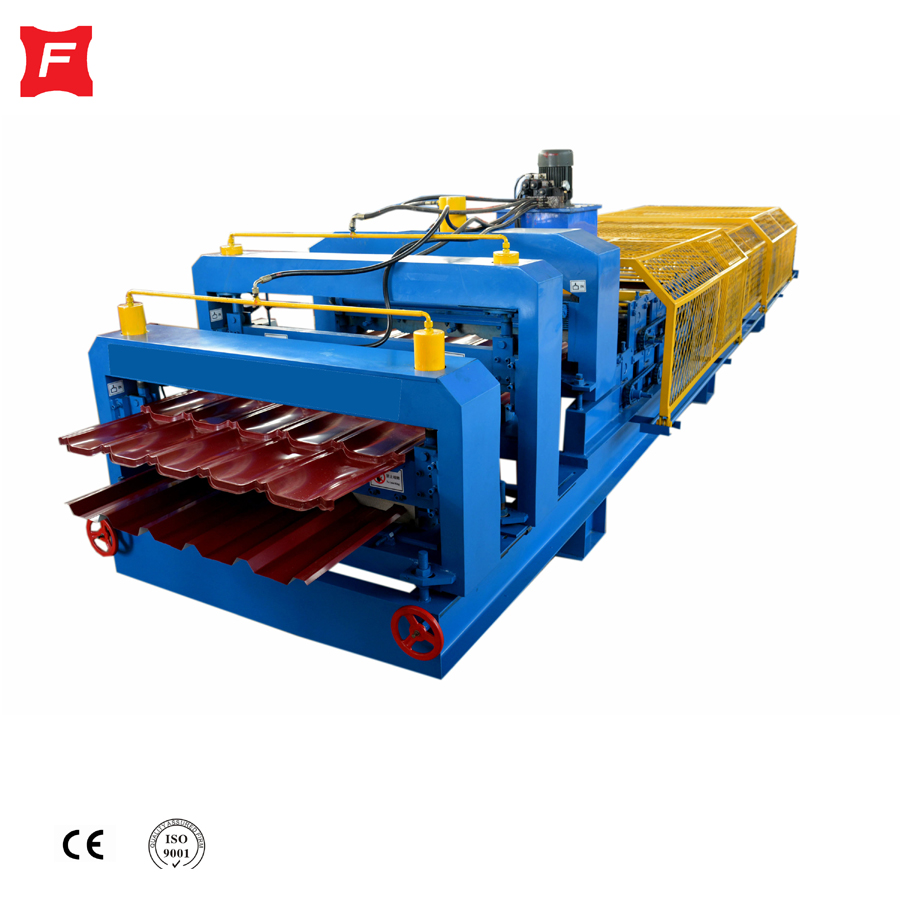 Double Layer arc cutting Roll Forming Machine