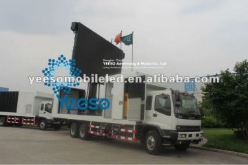 New Generation Mobile Advertising Truck, Modified LED Container for outdoor ad,events,live show Language Option French
