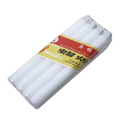 cheap white color household wax ritual candles