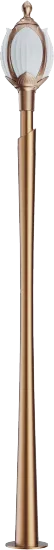3-5m Lotus Gold Garden Lamp Street Light