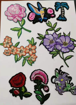Wholesale Personalized Latest Rose Flower Embroidery