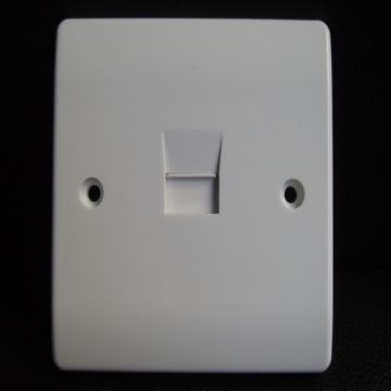 Computer Wall Socket in White