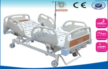 Three Function Manual Hospital Bed With Pp / Abs Head And Foot Board