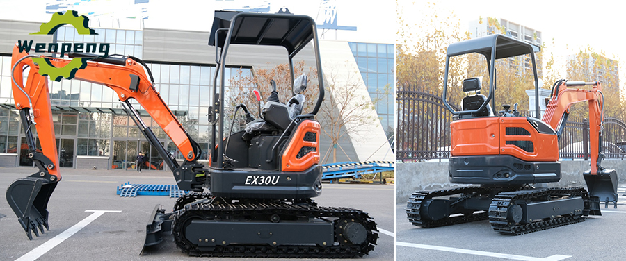 Compact 3 Ton Mini Crawler Excavator for Sale