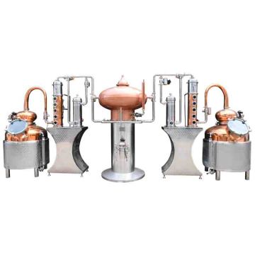 500 Liters Double Pots Whiskey Distillation Equipment