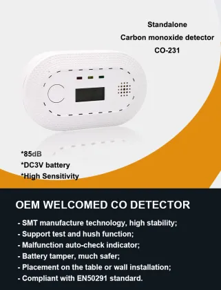 Wholesale CO Detector Alarm Systems with LCD Display