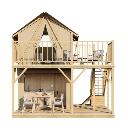 2 Story Glamping Outdoor Camping Tent