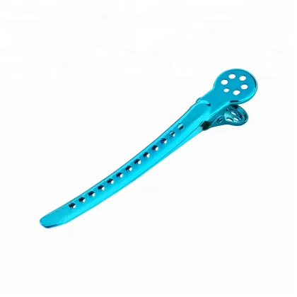 Professional Private Label Non-Slip Duckbill Metal Hair Cutting Clips for Salons