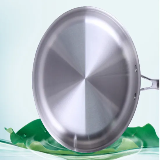 304 Stainless Steel Pan No Fumes Uncoated