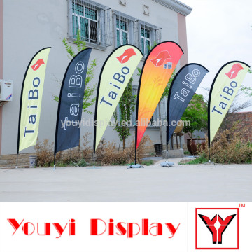 cheap feather outdoor beach flag pole
