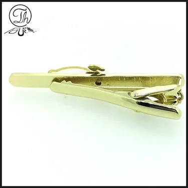 Custom gold Tie pins with clips