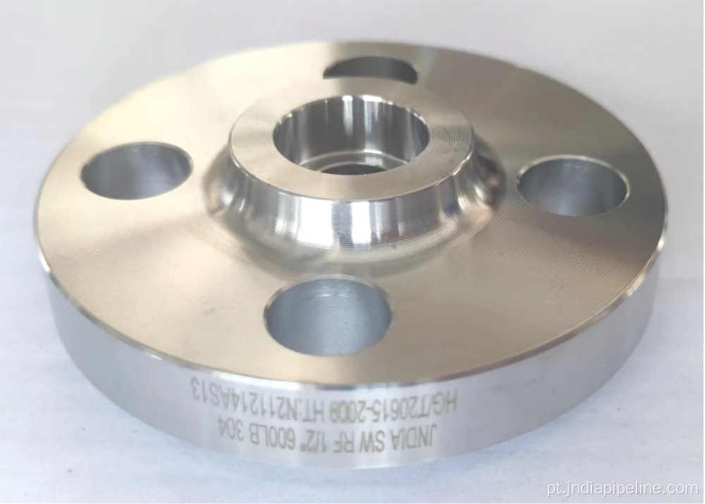 304 Flange de solda de aço inoxidável