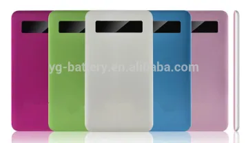 4000mah Ultra Thin Mobile Power Bank Lithium Polymer Portable Battery Charger USB Powerbank