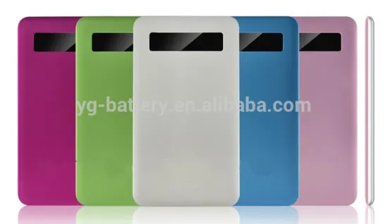 4000mah Ultra Thin Mobile Power Bank Lithium Polymer Portable Battery Charger USB Powerbank