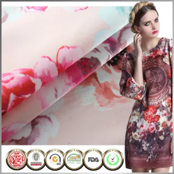 High qualtiy SGS Certified Dress Elastic satin fabric price