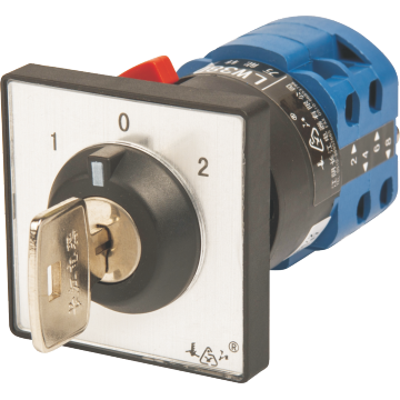LW38D 16A Single-Slot Key-Operated Cam Switch