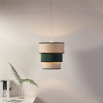 Lámpara colgante de techo de ratán moderno: diseño verde asequible para la decoración de la sala de estar