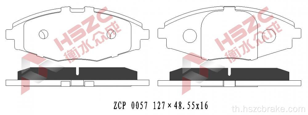 FMSI D1321 ผ้าเบรคเซรามิกรถยนต์สำหรับเชอรี่