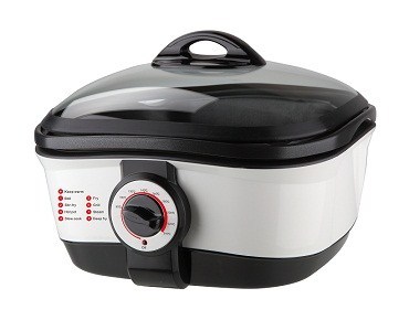 1500W Non-Stick Aluminium All Purpose Food Cooker with 5L Capacity