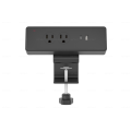 2 outlet USB clamp on power strip