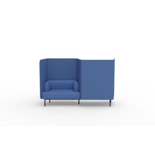 Modern High Back Two-Seater Fabric Office Booth Seating Custom Workstations with Privacy Sofa Style
