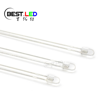 3mm LED長脚555NM黄緑色のLED