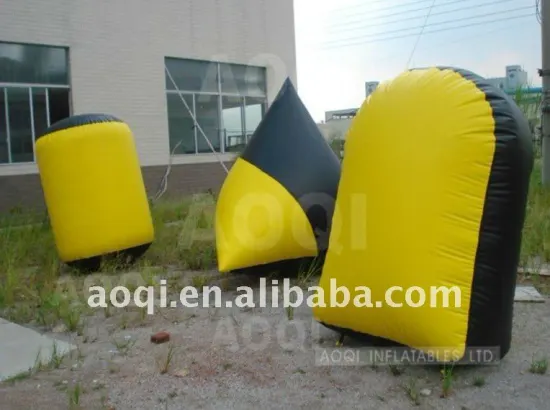 3/5/7 man sealed field inflatable paintball bunker