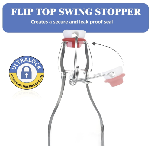 12 conjuntos de garrafas de cerveja de vidro com designs exclusivos