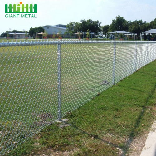 factory free sample Galvanized Chain Link Fence Installation