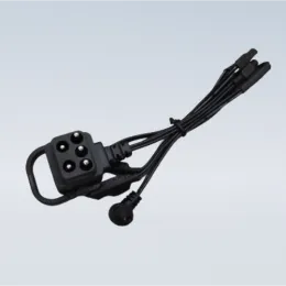 Refrigeration system shelf lighting LED DC power cable