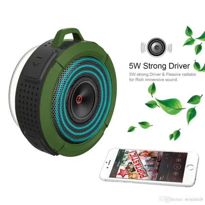 High Capacity Waterproof Mini BT Speaker C6 for Sony and iPhone with 3D Stereo Surround