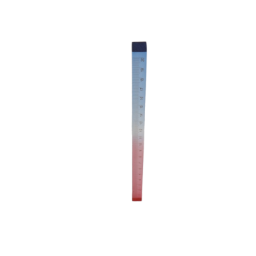 Transparent Acrylic Ruler - 20cm, Colorful, School & Office Desk Measuring Tool