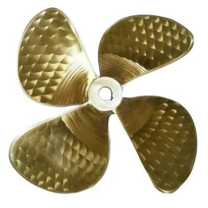 Customizable Cu3 Cu4 Bronze Four Blades Boat Marine Propeller Manufacturers