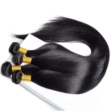 Healthy bouncy texture factory price Toupee bundles 100% rumy human hair sillky straight hair bundles Virgin hair bundles