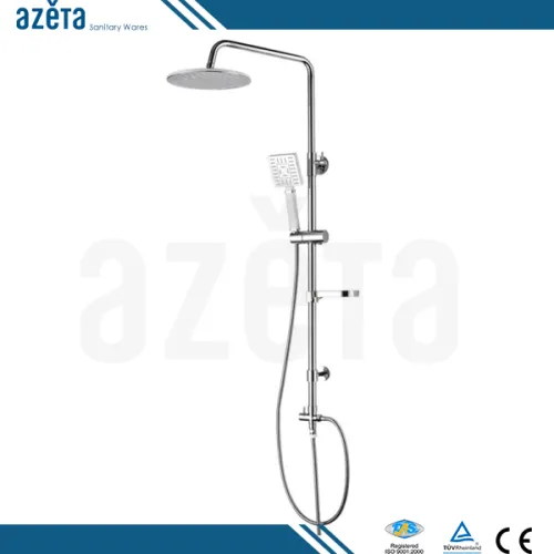 Surface Wall Mounted Shower Columns Without Mixer Tap Brass Bathroom Shower Faucet Set, High ...